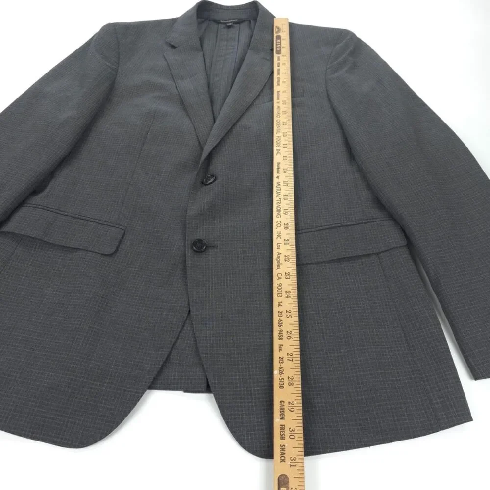 BANANA REPUBLIC Slim Smart-Weight Performance Wool Blazer Old Money Quiet Luxury